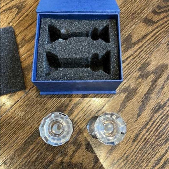 Momento Krystal Candle Stick Holders - Picture 5 of 5